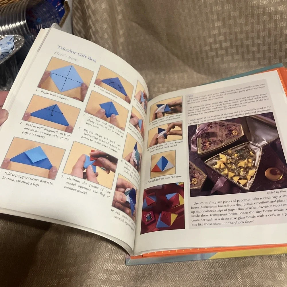 NOS Origami for the First Time Book & Kit Soonboke Smith 100 Sheets Paper 2003